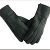 Fur integrated gloves, sheepskin wool outdoor cycling gloves, men's and women's thickened winter finger gloves