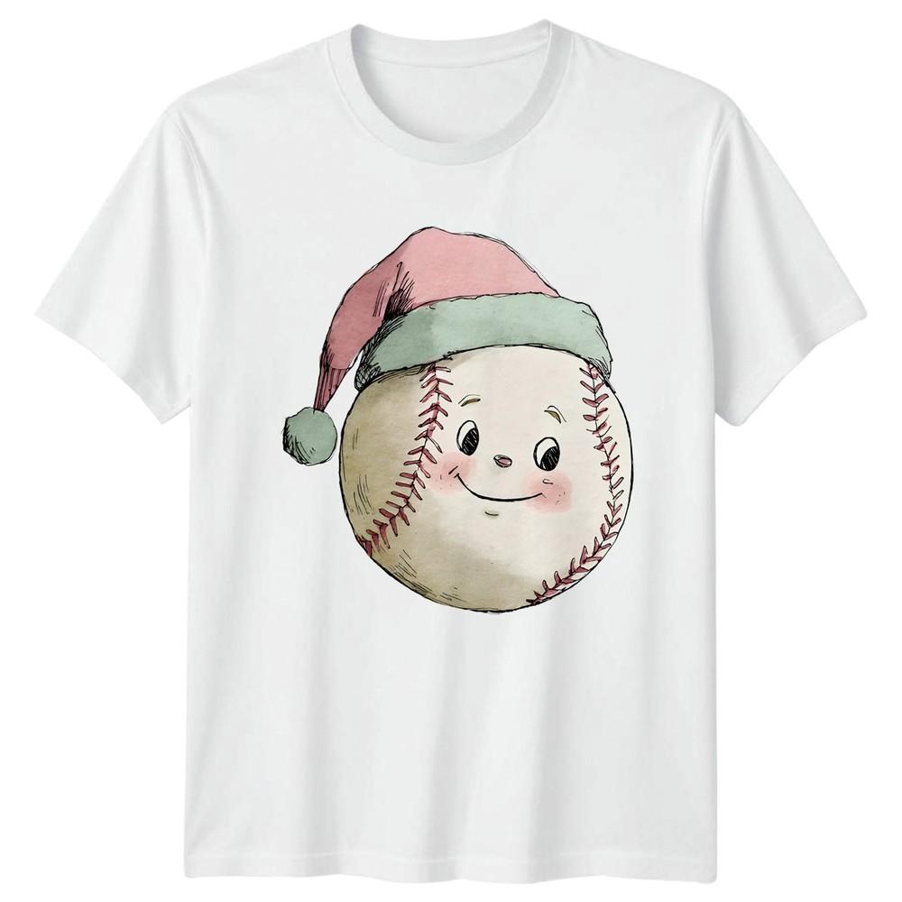 Christmas Baseball Holidays Unisexs TShirt Unisexs Tee Graphic S