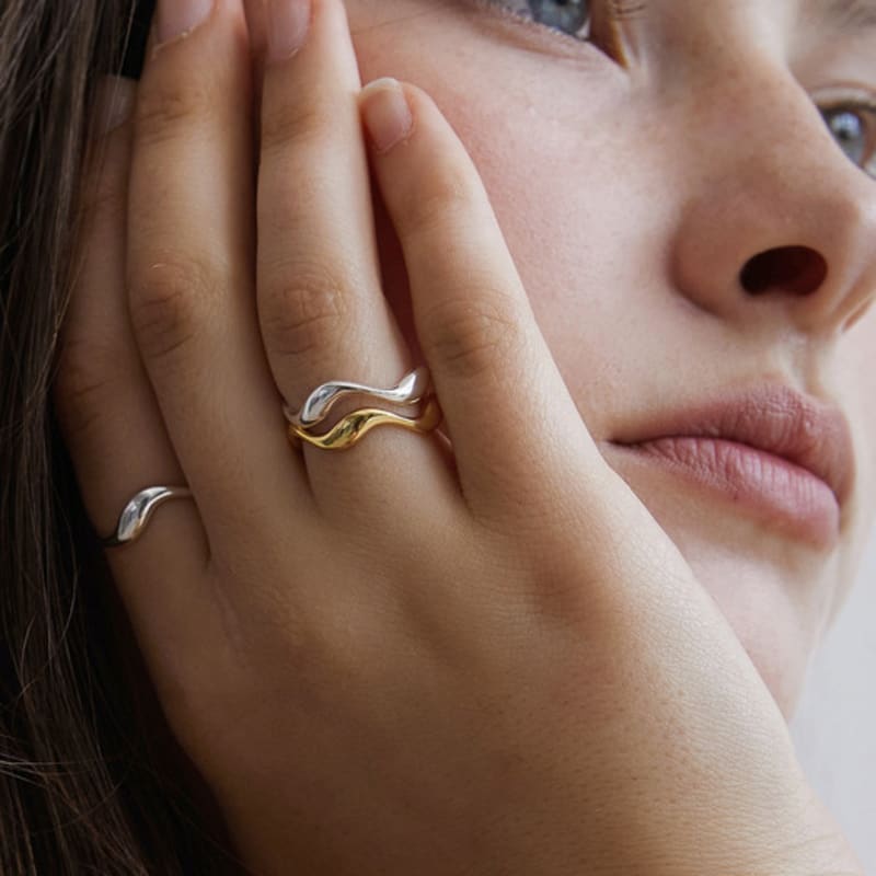Tatiana (Silver 925) Ripple Ring CR1839