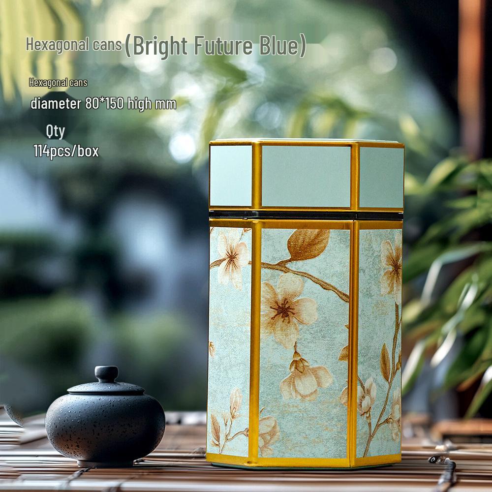 Elegant Mini Tin Tea/Souvenir Box - 10g/20g/50g