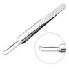 Zakřivená Pinzeta s Jehlou na Černé Tečky Akne Komedony Vyrážky Extractor Remover Kit
