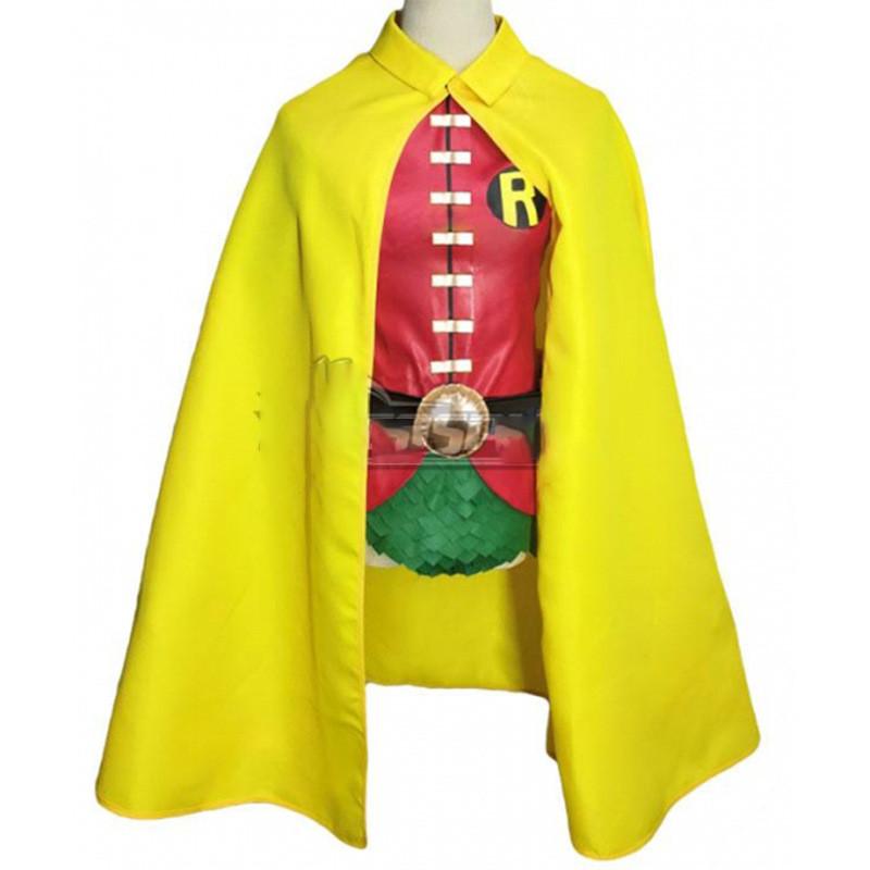 Teen Titans Robin Cosplay Costume With Polyester Blend For Halloween Stage Performance Adults