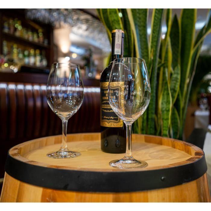 Casier À Vin - Creative Cooper - Tonneau En Bois - 80cm - Capacité 40 Bouteilles - Chêne