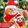 1PC Christmas Pet Hat Santa Claus Hat for Cats & Dogs Puppy Xmas New Year Party Cosplay Headwear Costume Accessories