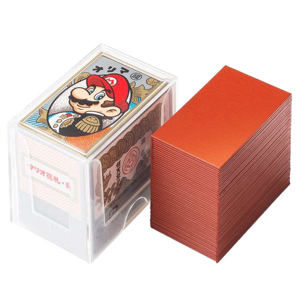 Популярные карты Nintendo Hanafuda Mario Red Все карты имеют оригинальный дизайн по всему миру (с инструкциями) -