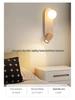 Yellow Travertine Wabi-Sabi Wall Lamp for Bedroom, Hotel, or Corridor