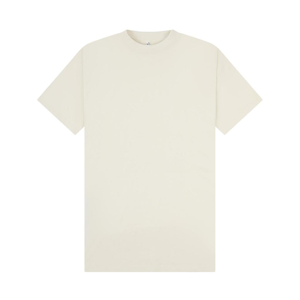 Casual Classics Unisex Adult Combed Ringspun Cotton Extended Neckline Oversized T-Shirt