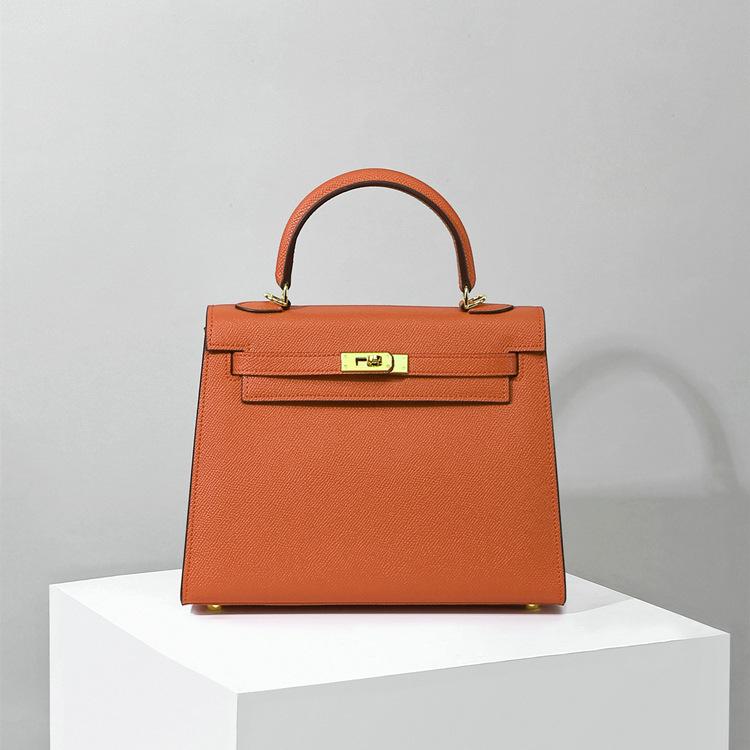 Euli Handheld Seilkette der zweiten Generation Fünf-Gold Einblatt-Schnalle im Mini-Stil zum Überkreuztragen Damen-Taschenverschluss-Schnallendesign