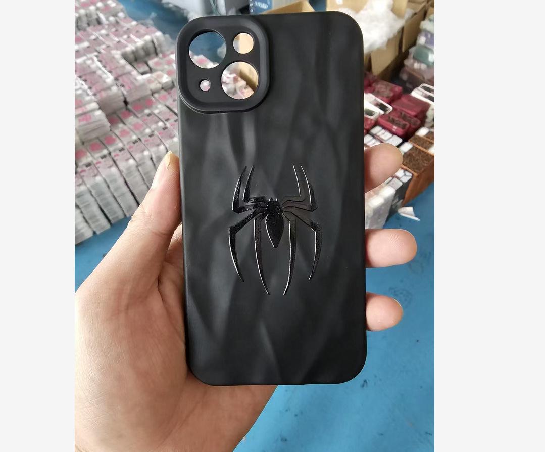 

Spider-Man Pleated iPhone Case for 12/13/14/15 Pro Max/16 Pro/17 with Full Lens Coverage 12 Pro