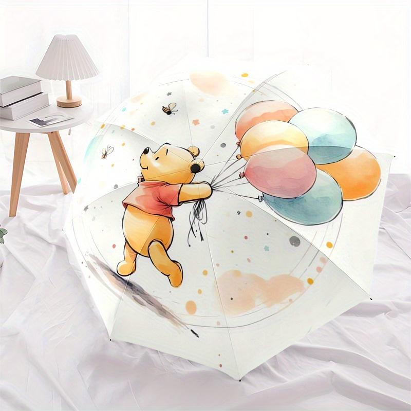 

Disney Balloon,Winnie-the-Pooh,Adventure Manual Opening and Closing Umbrella - 8-Rib Reinforced Folding Design, Lightweight and Portable, Su