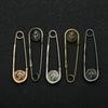 Versatile Retro Lion Head Brooch: Irregular Pendant & U-shaped Safety Pin