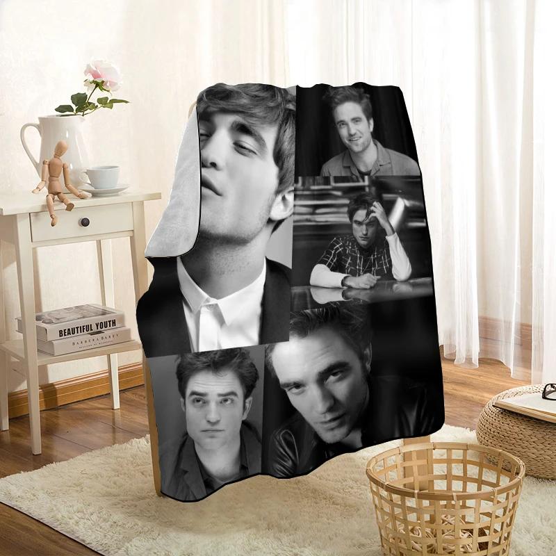 Neuer Artikel Robert Pattinson Decken Druck Weiche Decke Überwurf für Zuhause/Sofa/Bettwäsche Tragbare Reise Decke für Erwachsene 1208p