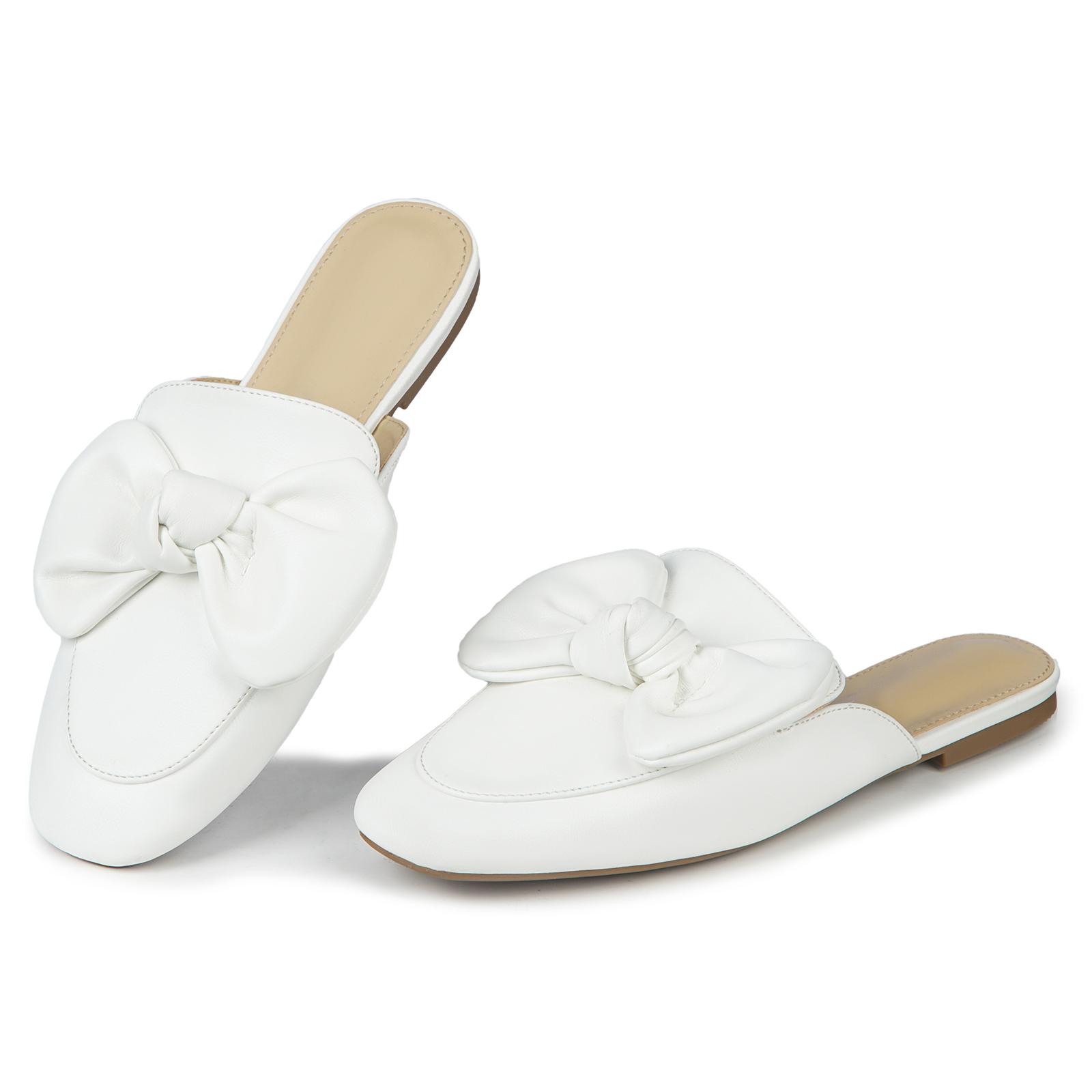 

Samilor Мюли для женщин Плоские удобные слипоны с острым носком Женские Плоские туфли с открытой спиной Мокасины Повседневная Плоская Обувь для Женщин(30273) 8