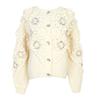 Handmade Three-Dimensional Crochet Flower Cardigan Sweater for Women – Perfect for Autumn and Winter