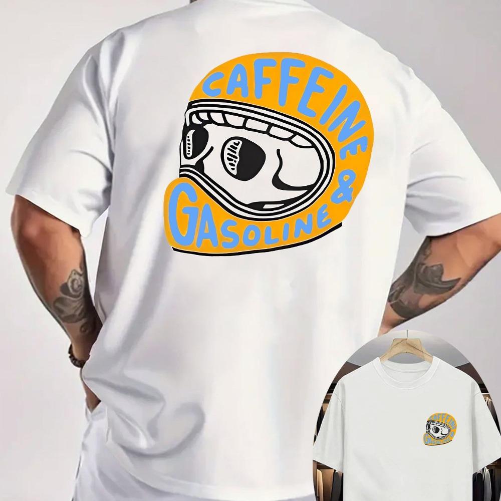 

Motorcycle Helmet Retro Street Style Summer New Unisex Casual Fashion Quick Drying Sports T-shirt 5XL різнокольоровий