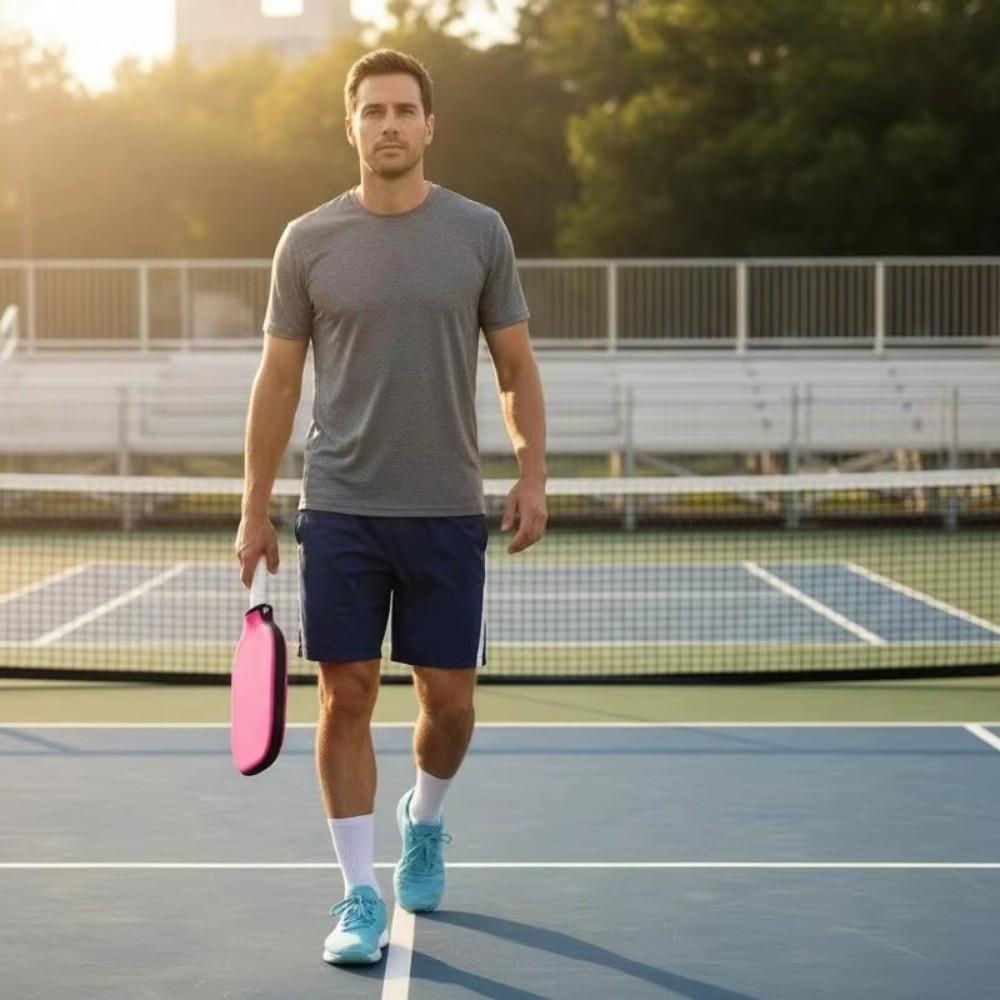 Soft Texture Pickleball Racket Sleeve Neoprene Material Pickleball Racket Bag  Outdoor Carry