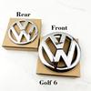 W112PCS For Volkswagen VW Golf 6 MK6 Golf 7 MK7 MK7.5 2010-2020 Car Front Bonnet Grille Rear Trunk Emblem Logo Replacement Badge