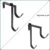 Pool Fence Hanger Equipment Hook Cover Holder Space Saving Telescopic Pool Swimming Poles Accessories Storage Tool
