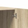 Wardrobe in Sonoma Oak 80 x 52 x 180 cm Particleboard