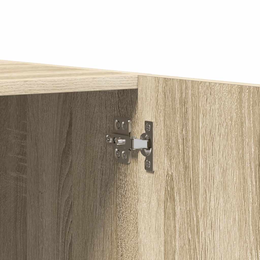 Wardrobe in Sonoma Oak 80 x 52 x 180 cm Particleboard