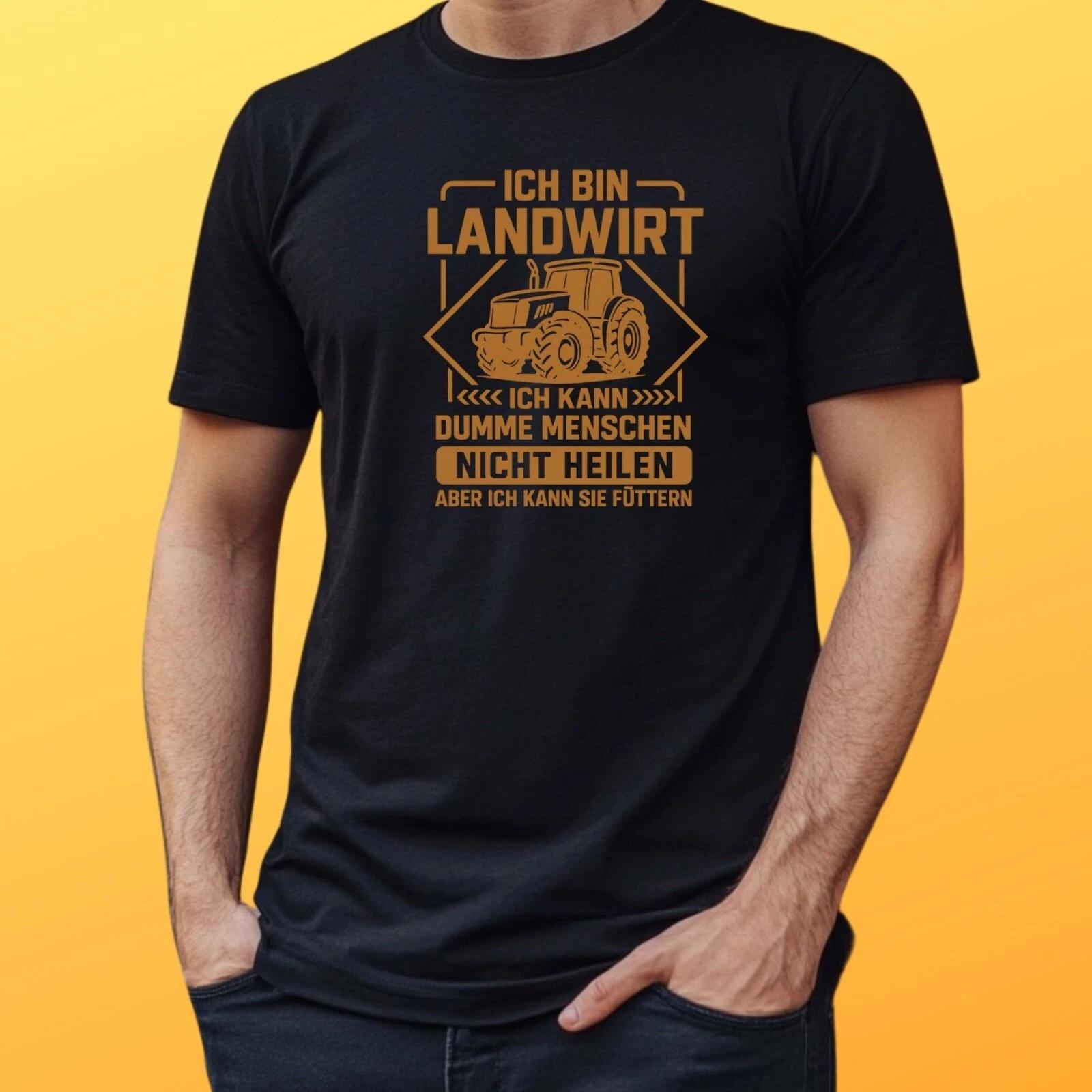 T-Shirt Herren Landwirt Bauer Spruch Motiv Baumwolle Größe S bis 5XL XS