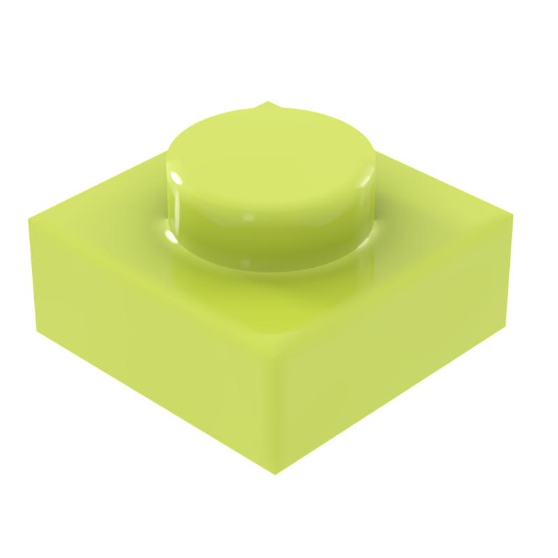 [Funbrick] 50PCS Plate 1x1 3024 Compatible Famous Small Particle Classic Building Blocks Educational Creative Toys MOC DIY