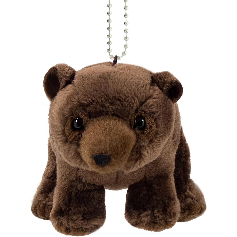 Yoshitoku Plush Toy Riku no Nakama-tachi Brown Bear Mascot 20cm