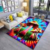 Psychedelic Mushrooms Pattern Floor Mat Carpet 15 Size Living Room Bedroom Bedside Bathroom Floor Mat Area Rug Club Home Decor