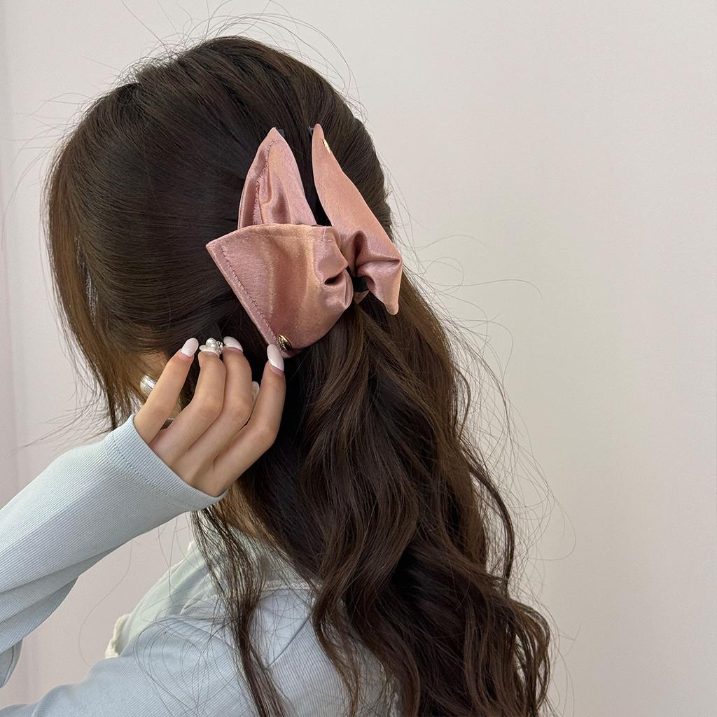 Französische minimalistische Muschelkralle, Hochwertige Haarnadel für den Hinterkopf, Elegantes Hai-Klammer-Haaraccessoire