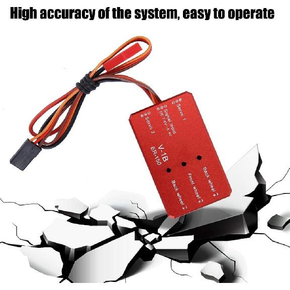 Dilwe JP Hobby ER-150 Alloy Electric Retractable System for Fixed-wing Aircraft RC Accessory(Controller (2S power supply))