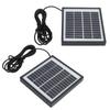 2W 12V Solar Panels Polysilicon High Conversion Rate Energy Saving Solar Panel Charger with Frame for Automobile Tourism