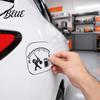 Fuel Tank Sticker Funny Car Cap Sticker, Hilarious Lid Decal, Fun Self-Adhesive Gauge Empty for Most Cars Trucks SUVs