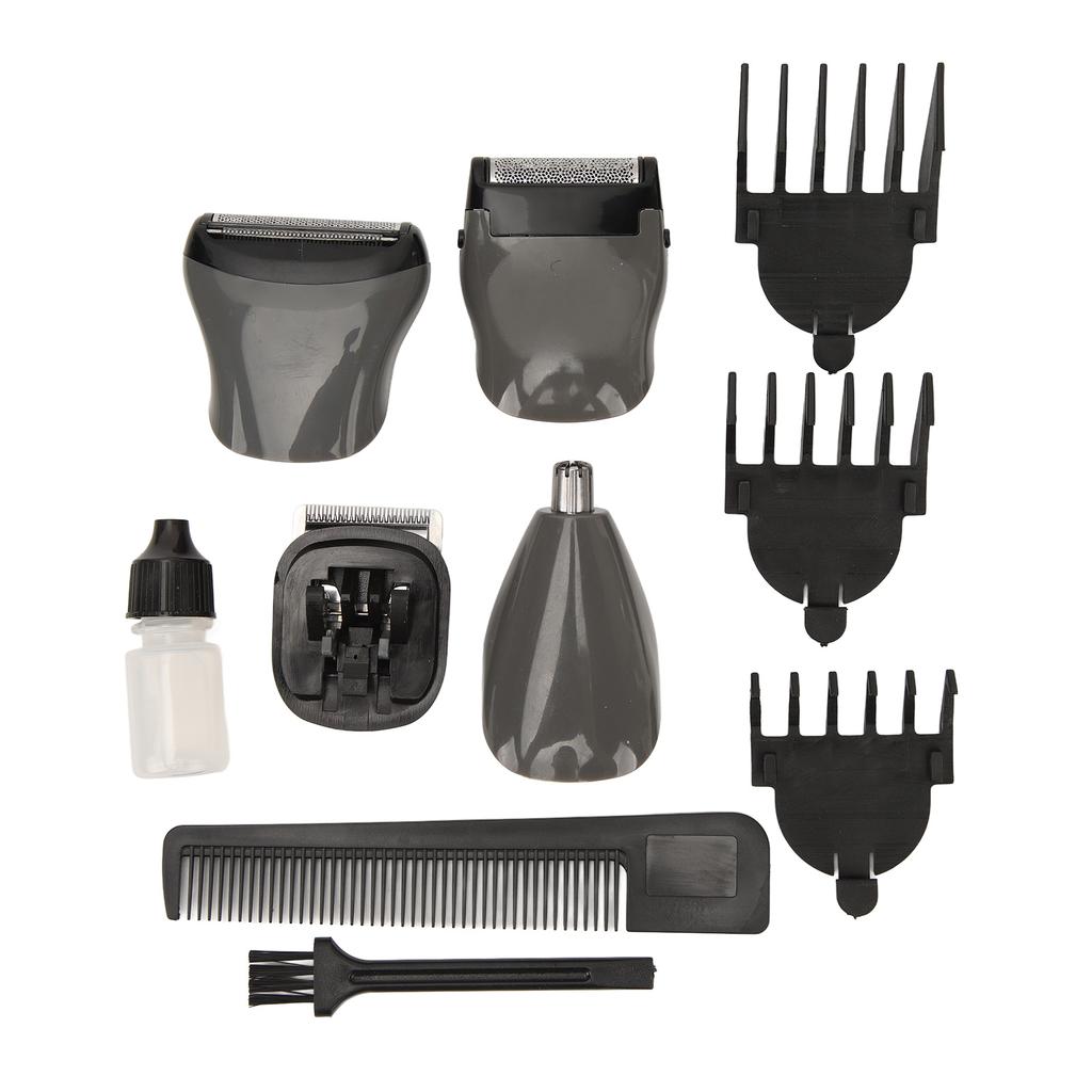 8 In 1 Rechargeable Beard Hair Trimming Kit Cordless IPX7 Waterproof Nose Hair Clipper Kit
