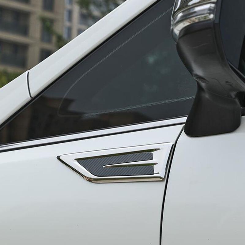 ABS Plastic Car Side Fender Body Decoration For Toyota Alphard Vellfire 2016 2017 2018   Eyebrow Exterior Accessories