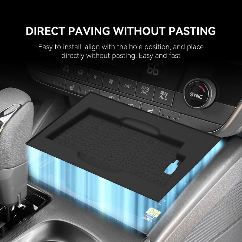 For 2026 Outback OUTBACK Center Console Phone Wireless Charging Silicone Pad Car Anti-slip Anti-dust Pad Interior