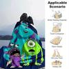 1pc Monsters, Inc. Printing Blanket - Soft, All-Season Throw for Office Blanket,  | Personalized Gift with Adorable Cartoon Design