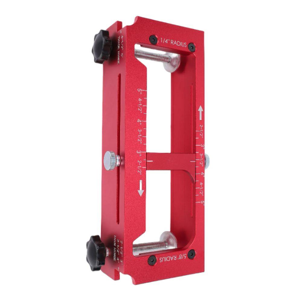 Aluminum Alloy Door Hinge Jig High Accuracy Stable Locator Mortiser Template Combination Durable