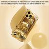 Golden Horse luxury High-end Phone Case Electroplated Glass PhoneCase for iPhone 17 16 15 14 13 12 11pm Pro Plus Dropresistant