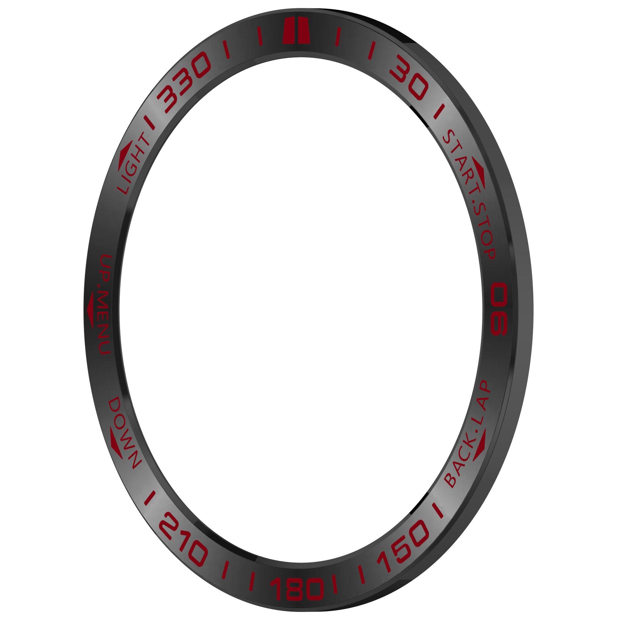 

Металлическое кольцо безеля для часов Garmin Quatix 8 47 мм 51 мм из нержавеющей стали, защитный чехол-безель для умных часов Quatix8, аксессуары 51mm красный/чёрный