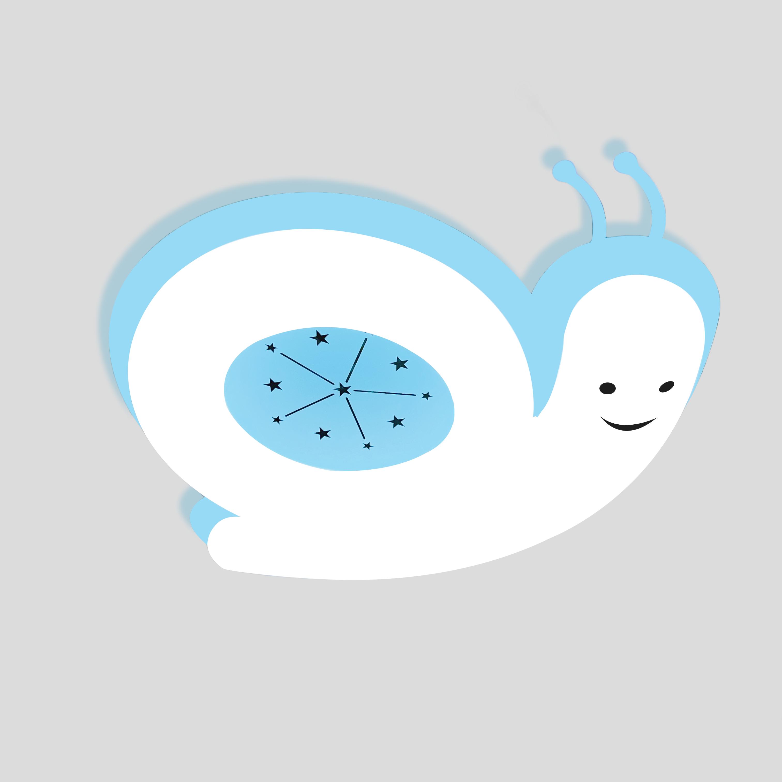 

Украшение детской спальни, освещение, потолочные светильники с рисунком макарон, креативное изменение яркости, потолочный светильник для защиты глаз 51*45*13cm синий