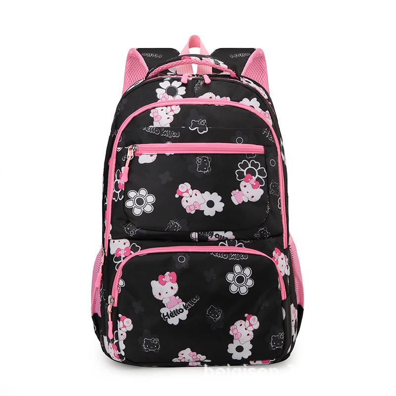 

Trend Korean version cartoon schoolbag male Korean version backpack large capacity girl primary school school backpack чорний