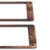 2PCS Wood Color Humbucker Pickup Frame Wood Double Coil Mounting Ring  For Guitarists And Luthiers