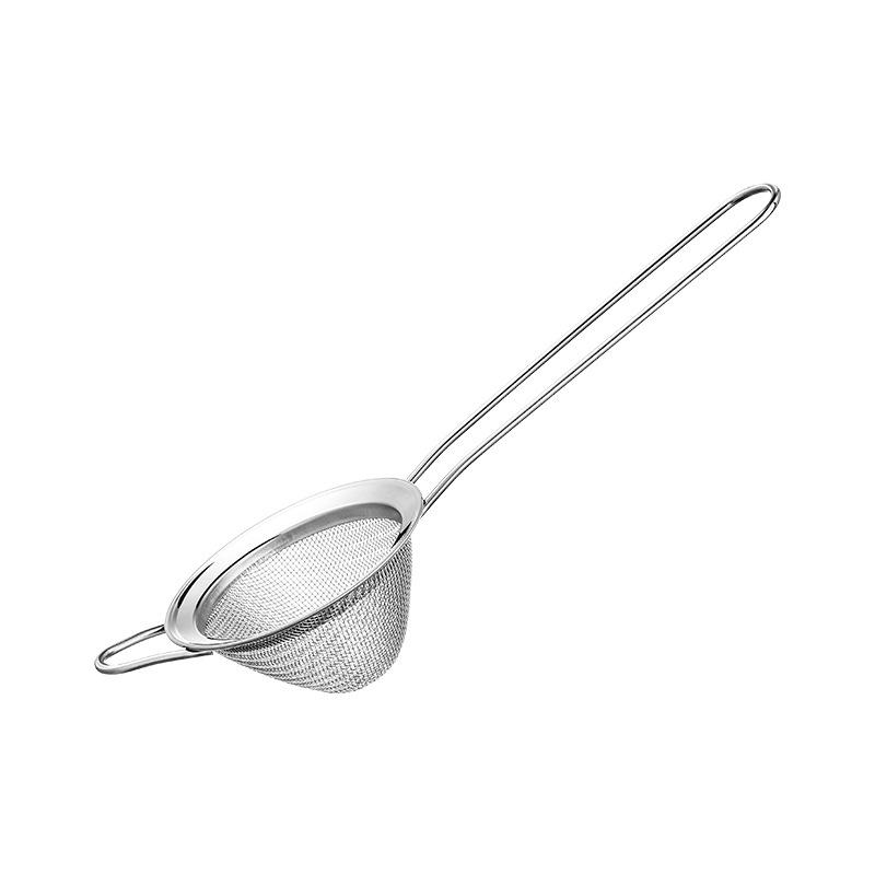 Stainless Steel Triangular Cocktail Strainer Ladle Conical Mesh Sieve.