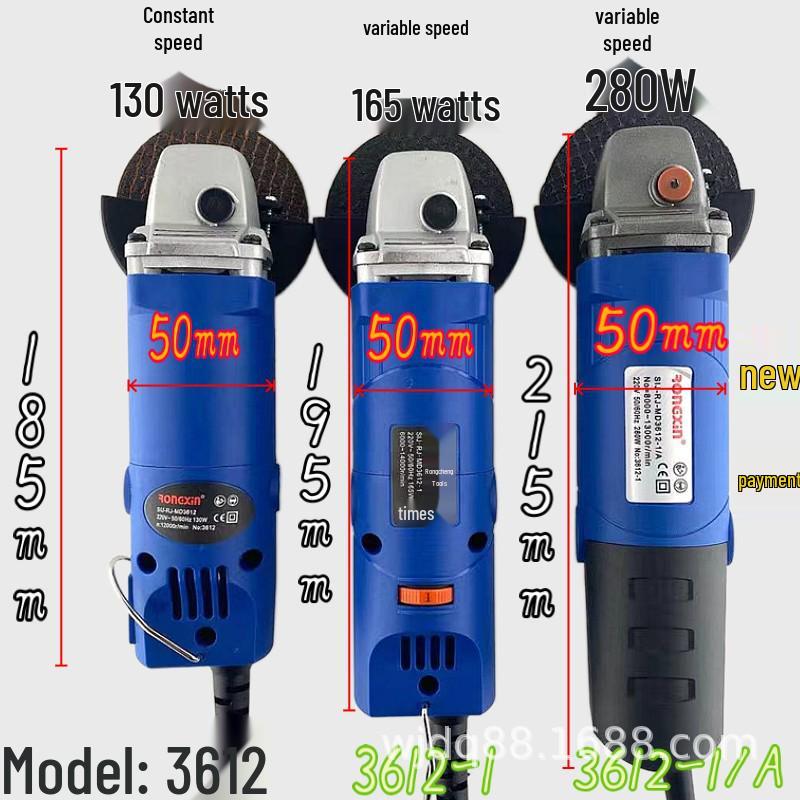 Compact Multi-Tool: Angle Grinder, Polisher, Cutter, Engraver, Grout Remover