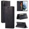 Premium Vintage Leather Wallet Case for Samsung Galaxy S21+ / S21 Plus - Flip Cover with Card Slots, Shockproof Retro Style (4 Colors)