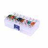 8Pcs/Box Floating Artificial Bait Mini Size Topwater Fishing Bait Fishing Lure  Saltwater Fishing