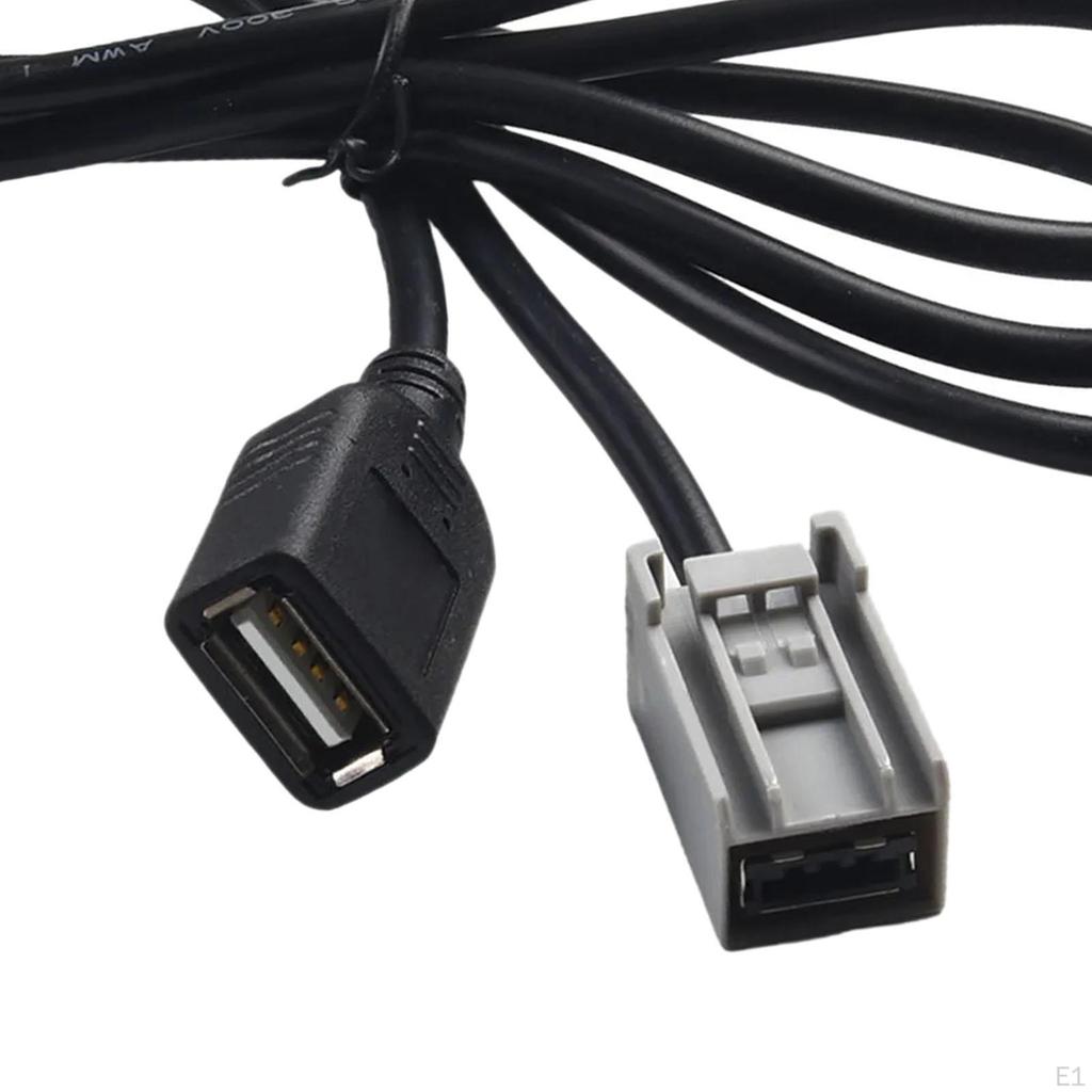 Car USB AUX Cable Adapter, Audio Media Music Interface, High Performance, MP3 Interface