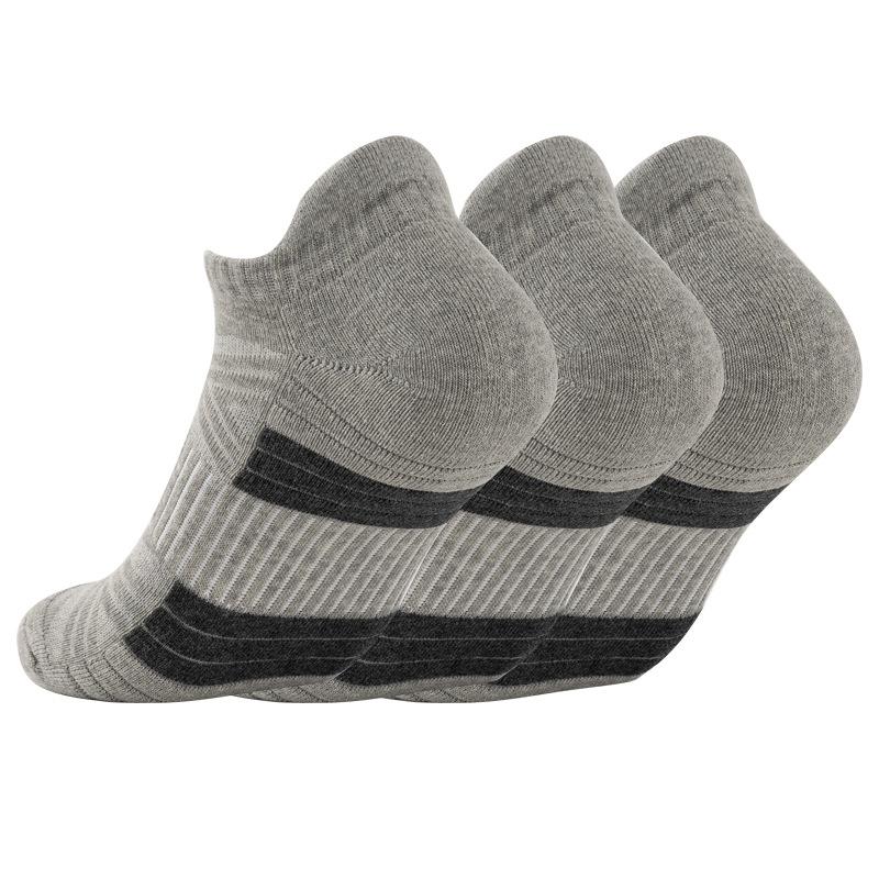 

3 пары мужских и женских спортивных носков для бега, спортивные хлопковые удобные короткие короткие походные носки с мягкой язычком до щиколотки M US 6-11.5 EU36-42