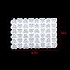 Square Heart Letter Number Silicone Molds Charms Pendant Epoxy Resin Alphabet Bead Mold for DIY Bracelet Jewelry Making Supplies