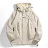 American Jacket Men's Spring and Autumn Mountain Outdoor Leisure Mountaineering Suit Loose Work Hooded Jacket